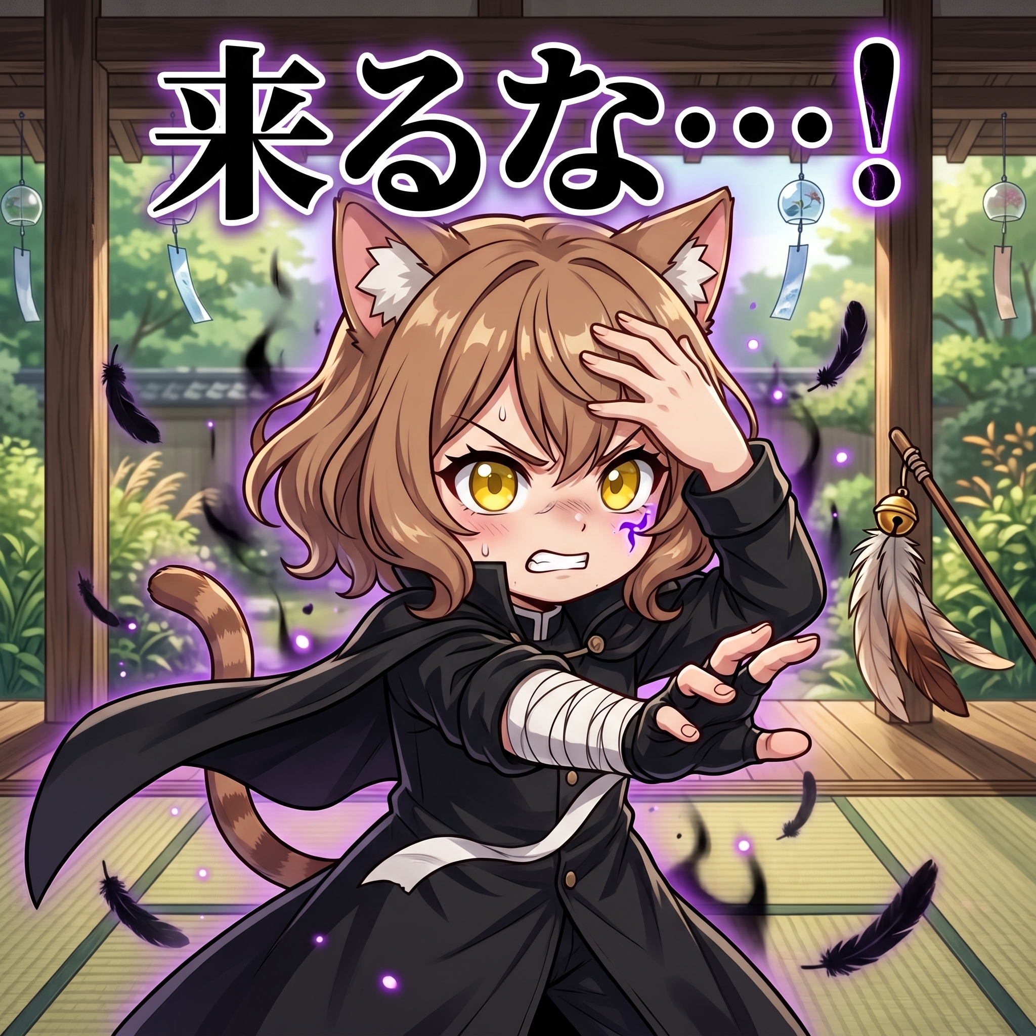 来るな…！