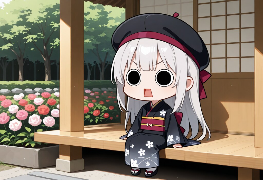 庭の日えらいこっちゃ嬢