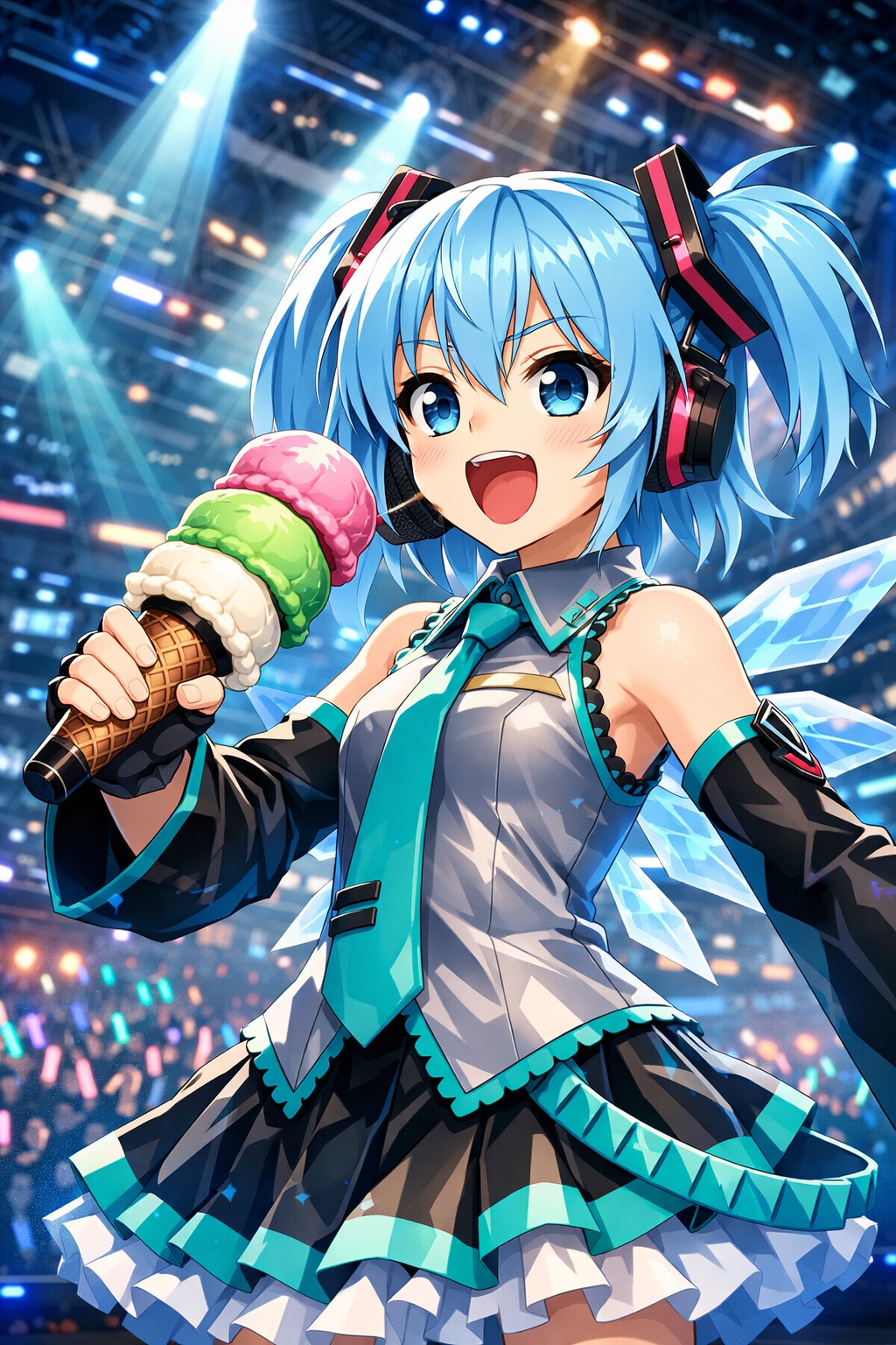 ミクっぽいチルノかチルノっぽいミクか