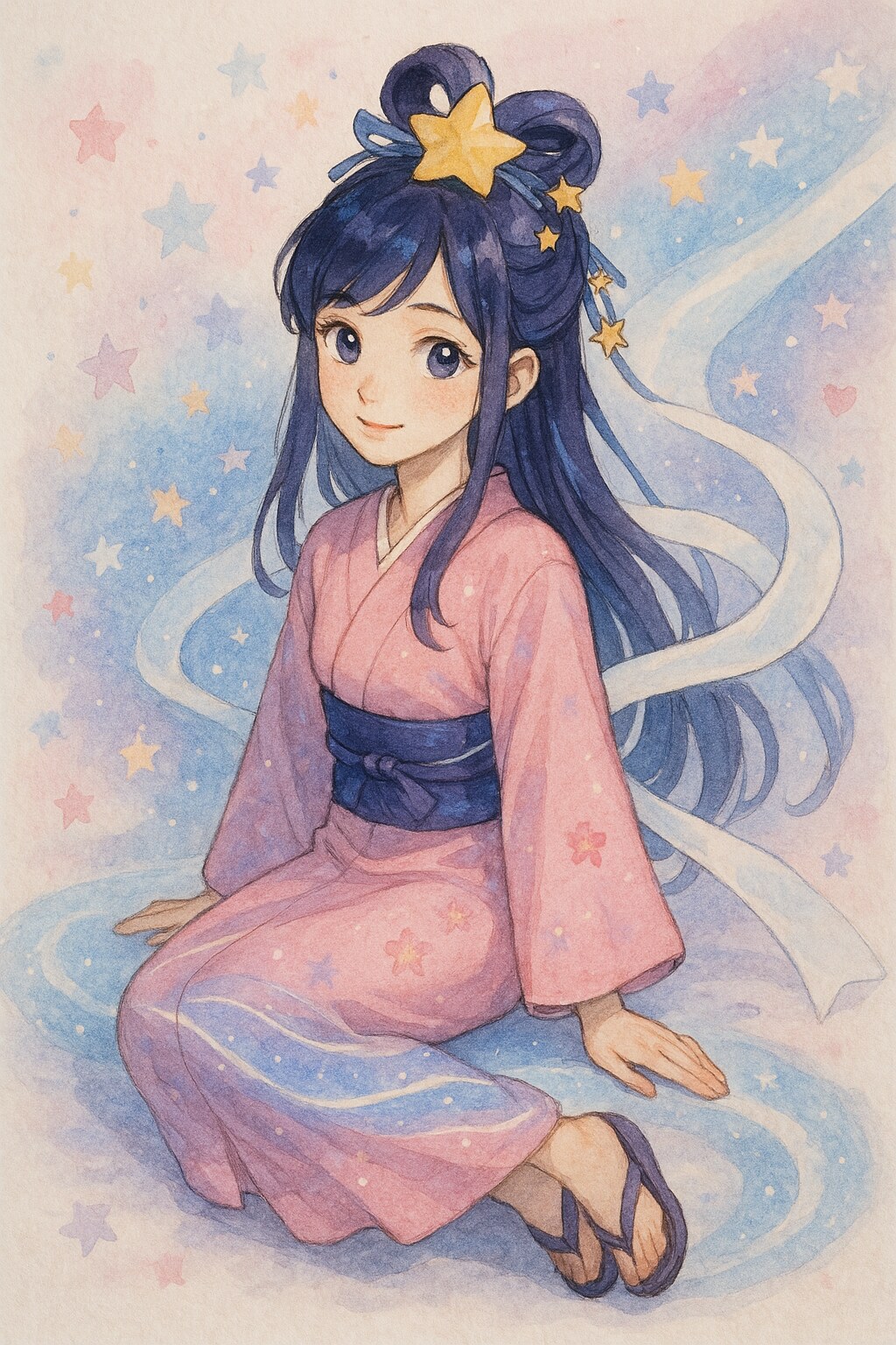 ChatGPTで織姫（いらすとやチャレンジ）