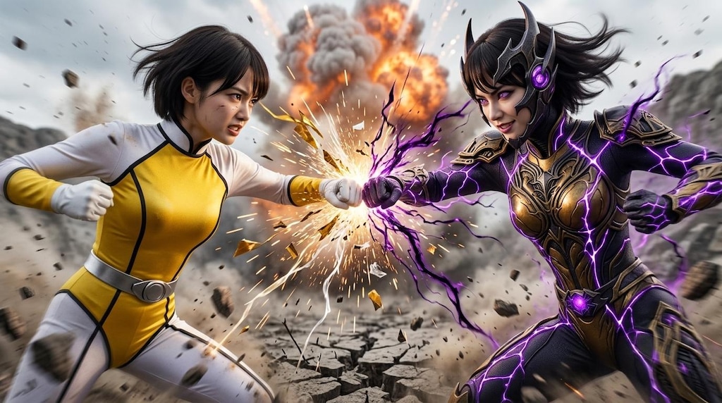 戦隊ヒロイン対ヴィラン