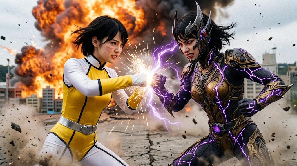 戦隊ヒロイン対ヴィラン