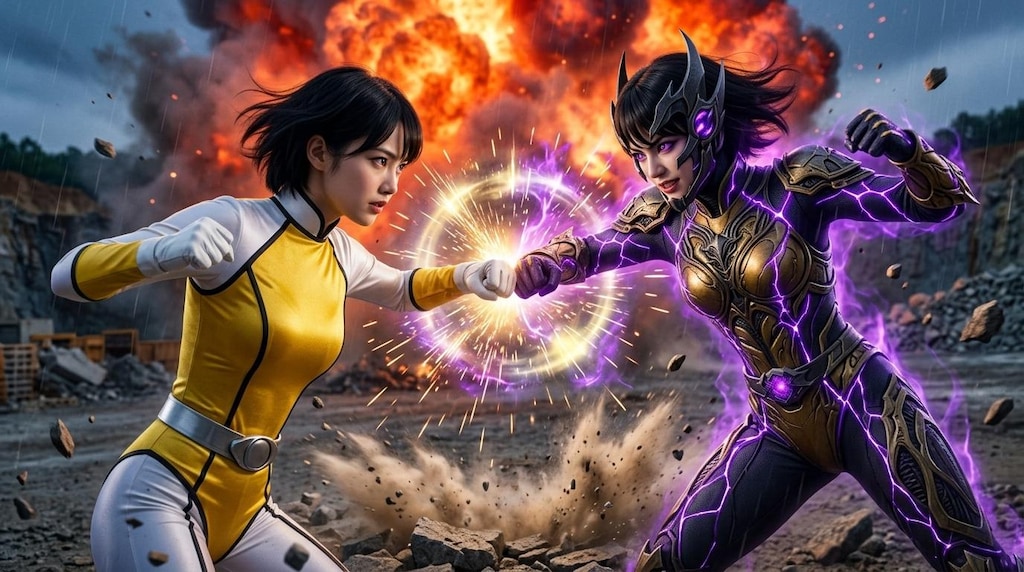 戦隊ヒロイン対ヴィラン