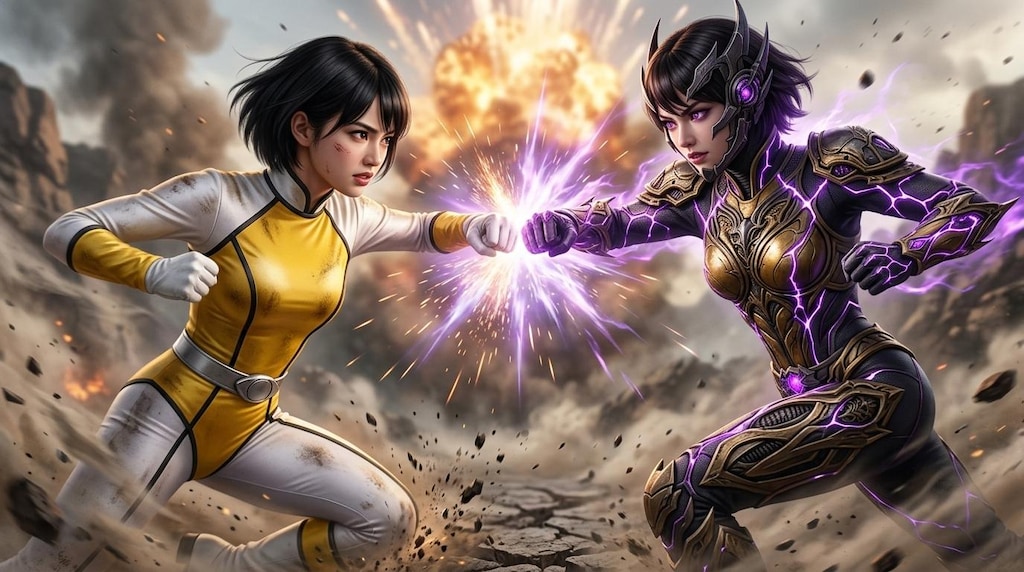 戦隊ヒロイン対ヴィラン