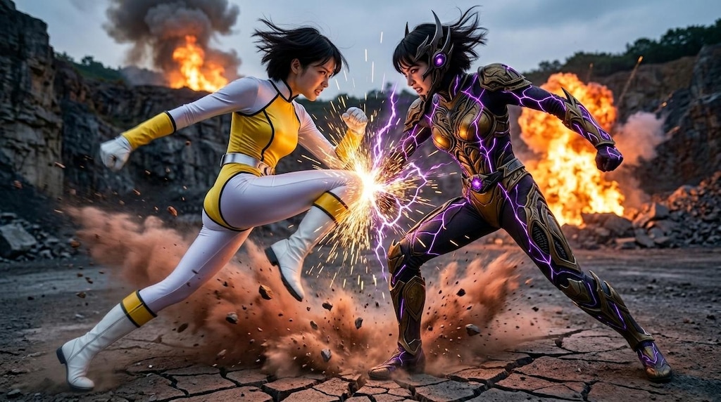 戦隊ヒロイン対ヴィラン