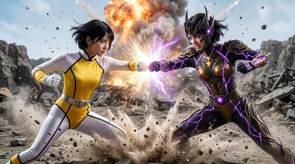 戦隊ヒロイン対ヴィラン