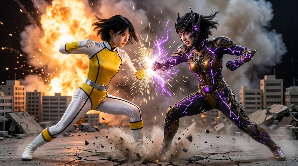 戦隊ヒロイン対ヴィラン