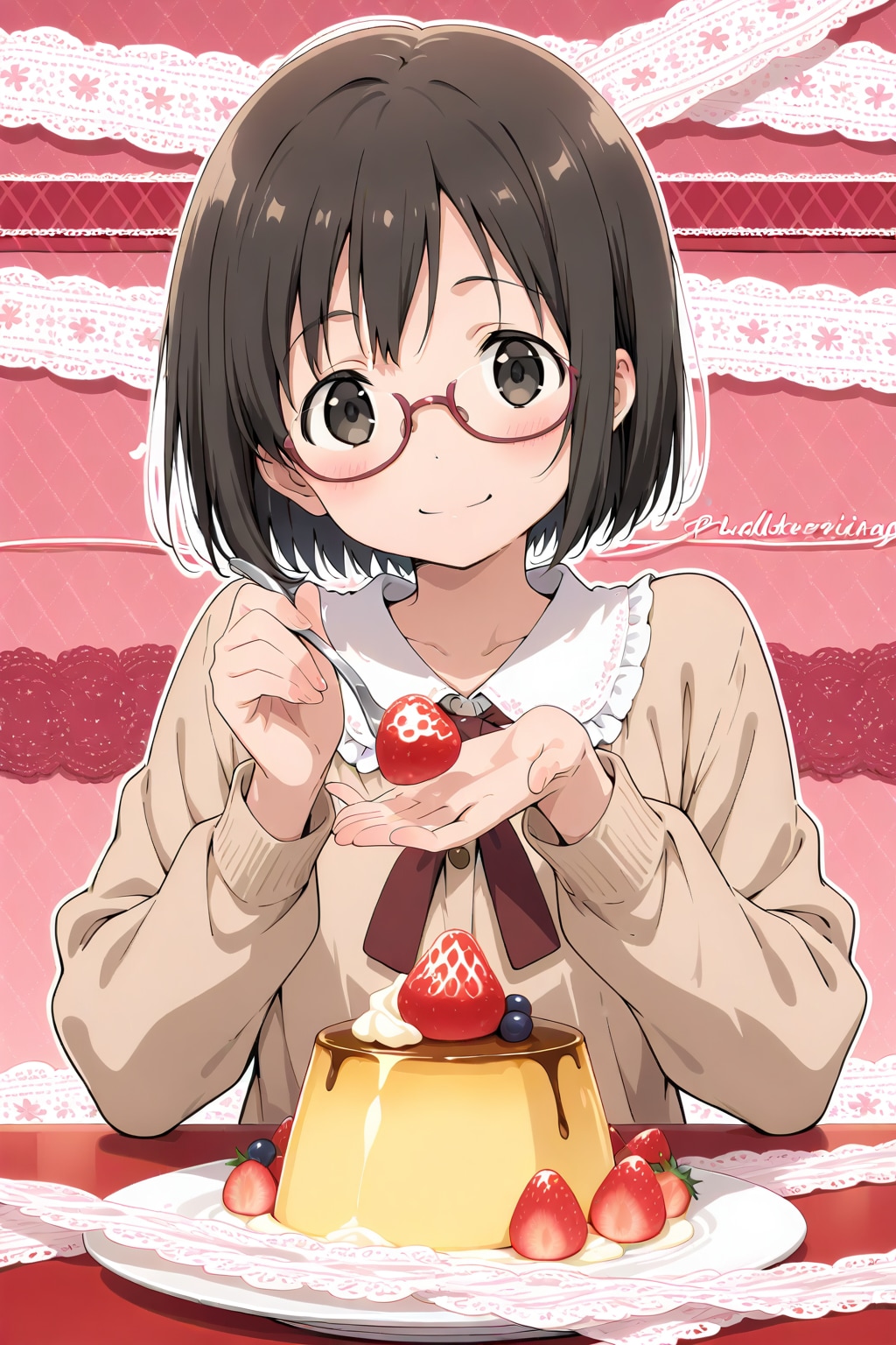 今日は とちぎいちごの日 プリンの日 から… | の人気AIイラスト・グラビア