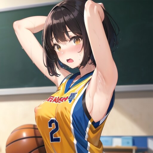 隙だらけのバスケちゃん