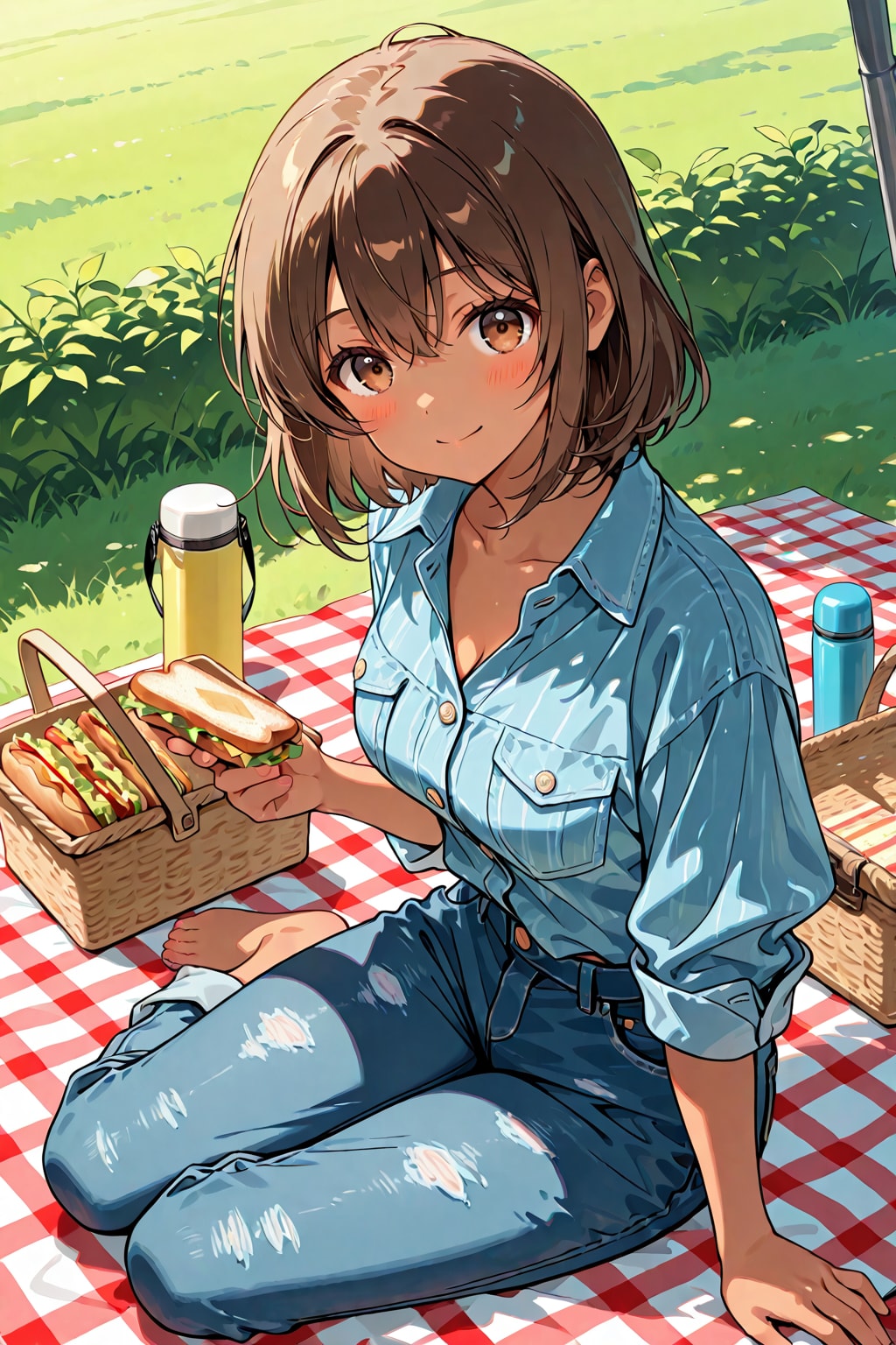 夏希ちゃんとピクニック