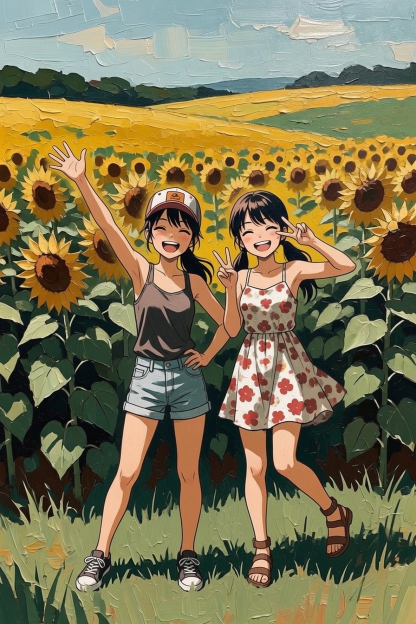 ヒマワリ畑