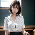 いつも生徒ばかり辱しめてるのでたまには先生を辱しめてみたらさすが大人の女性、男心をわかってるようで意外と楽に辱しめられた件 2枚目