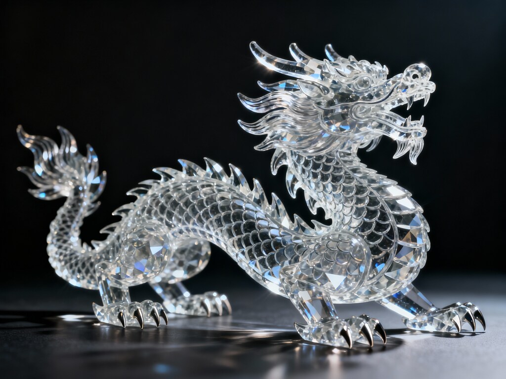 水晶の龍 #2　Seedream