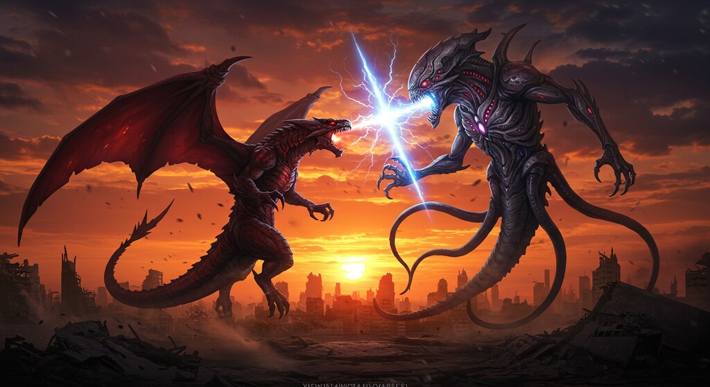 ドラゴンVSエイリアン