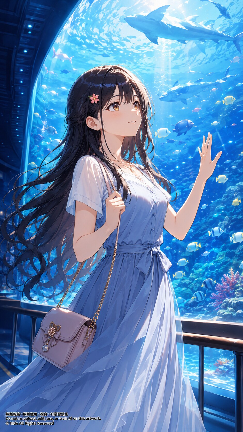 🐠 神楽さん、水族館デート気分✨ | の人気AIイラスト・グラビア