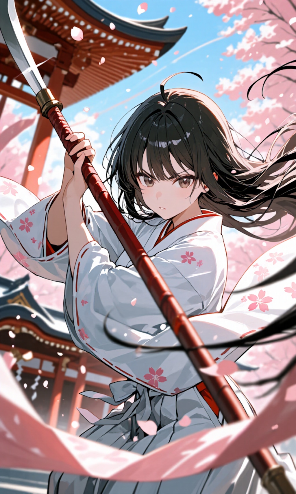 薙刀女子　桜嵐