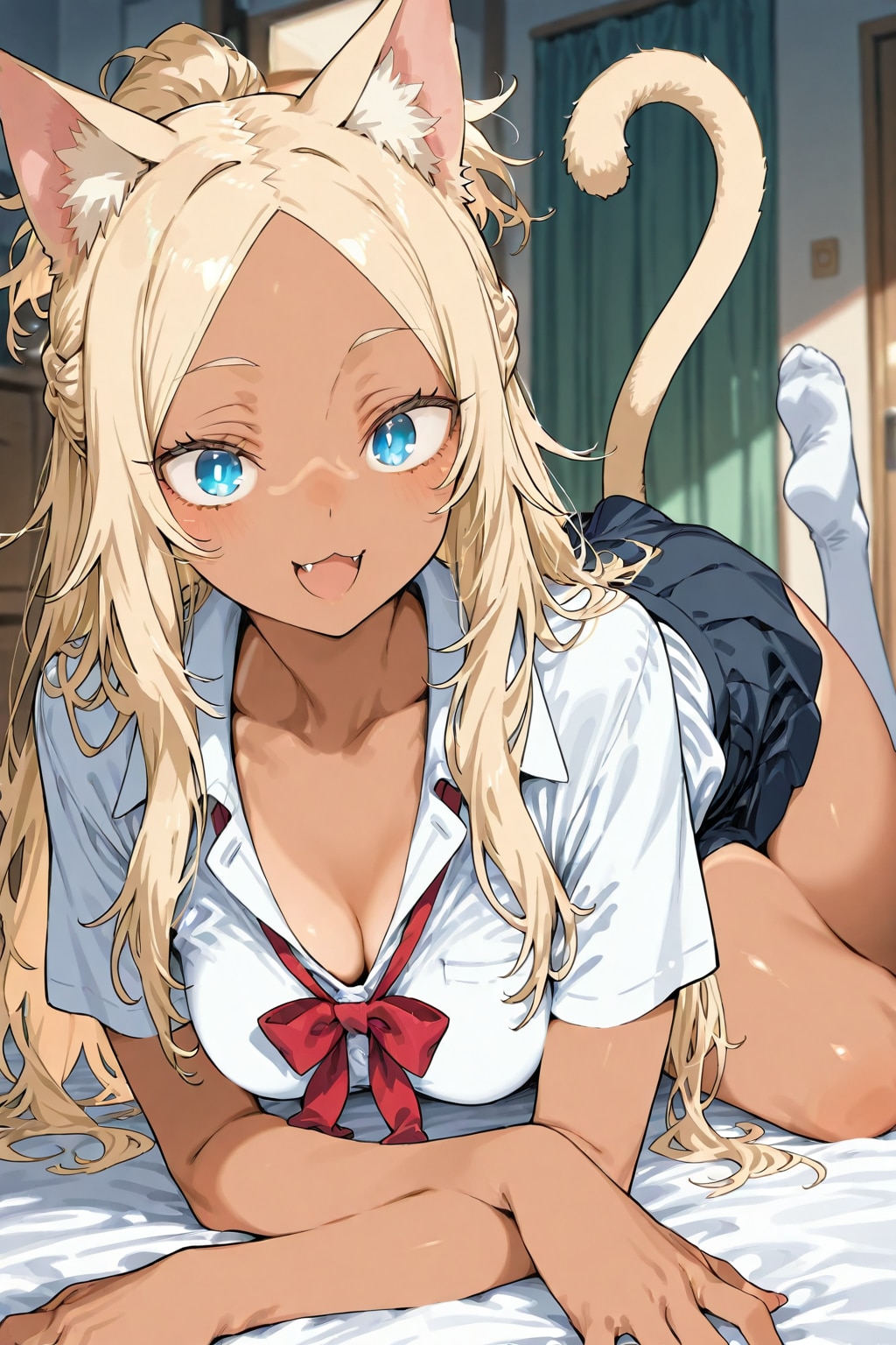 朝起こしてくれる金髪ちゃん