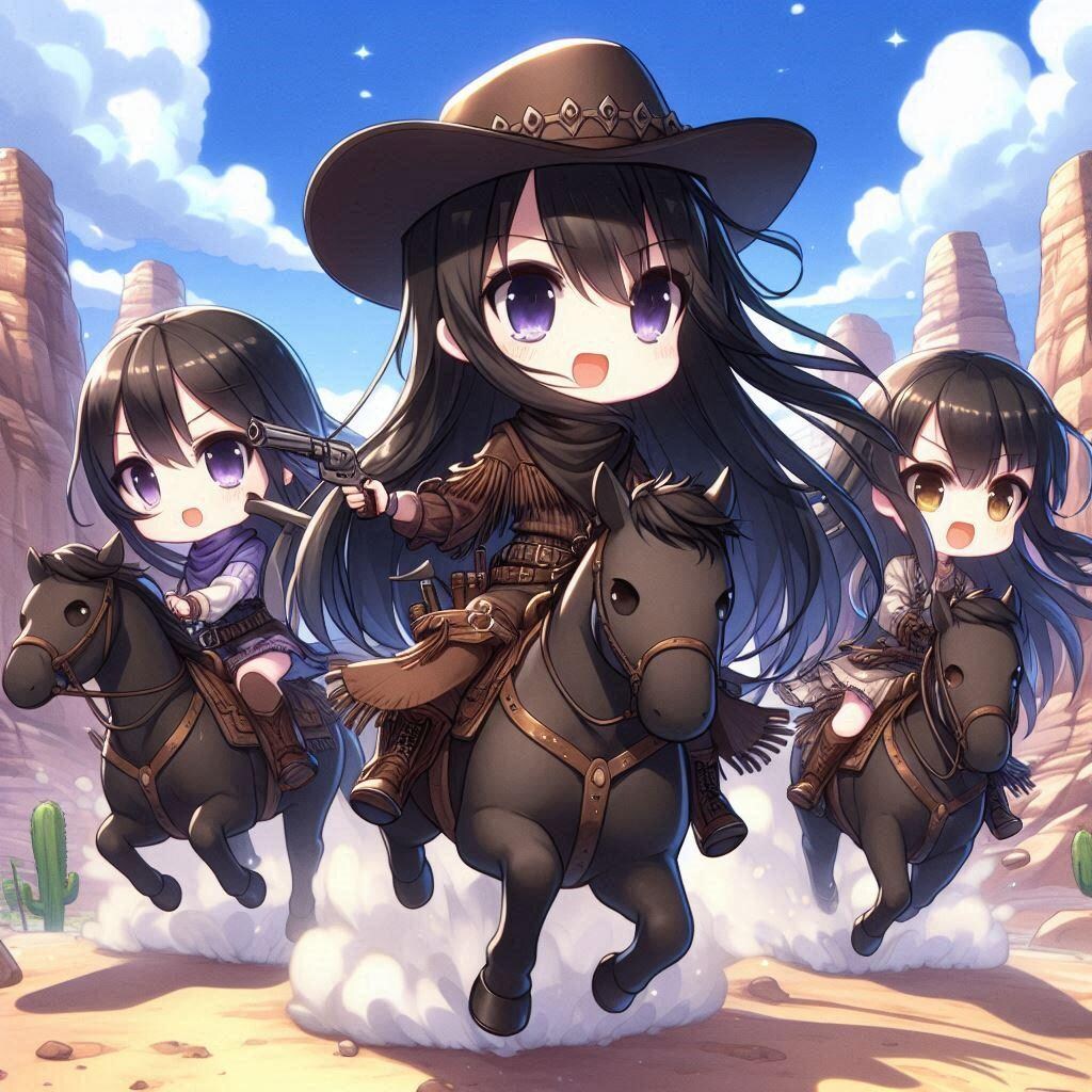 荒野のならず者３人娘