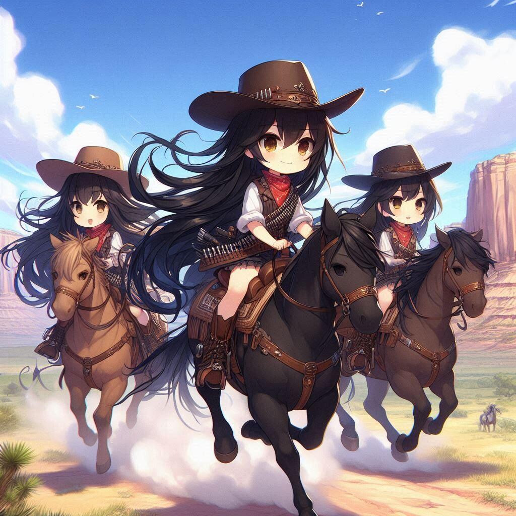 荒野のならず者３人娘