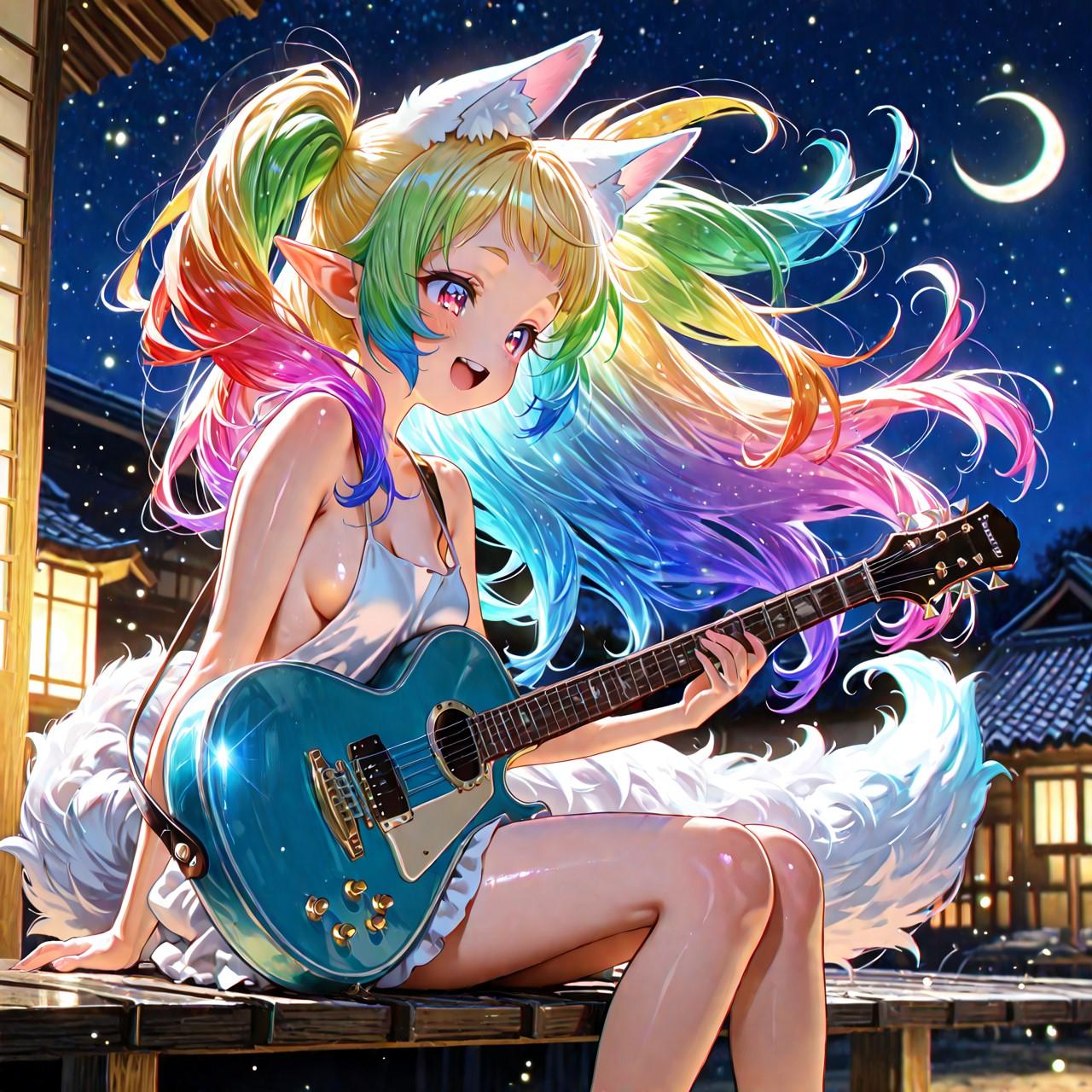 4枚）夜のギター