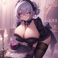 セクシーメイド銀髪ちゃん編 2枚目