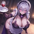 セクシーメイド銀髪ちゃん編 4枚目