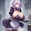 セクシーメイド銀髪ちゃん編 3枚目