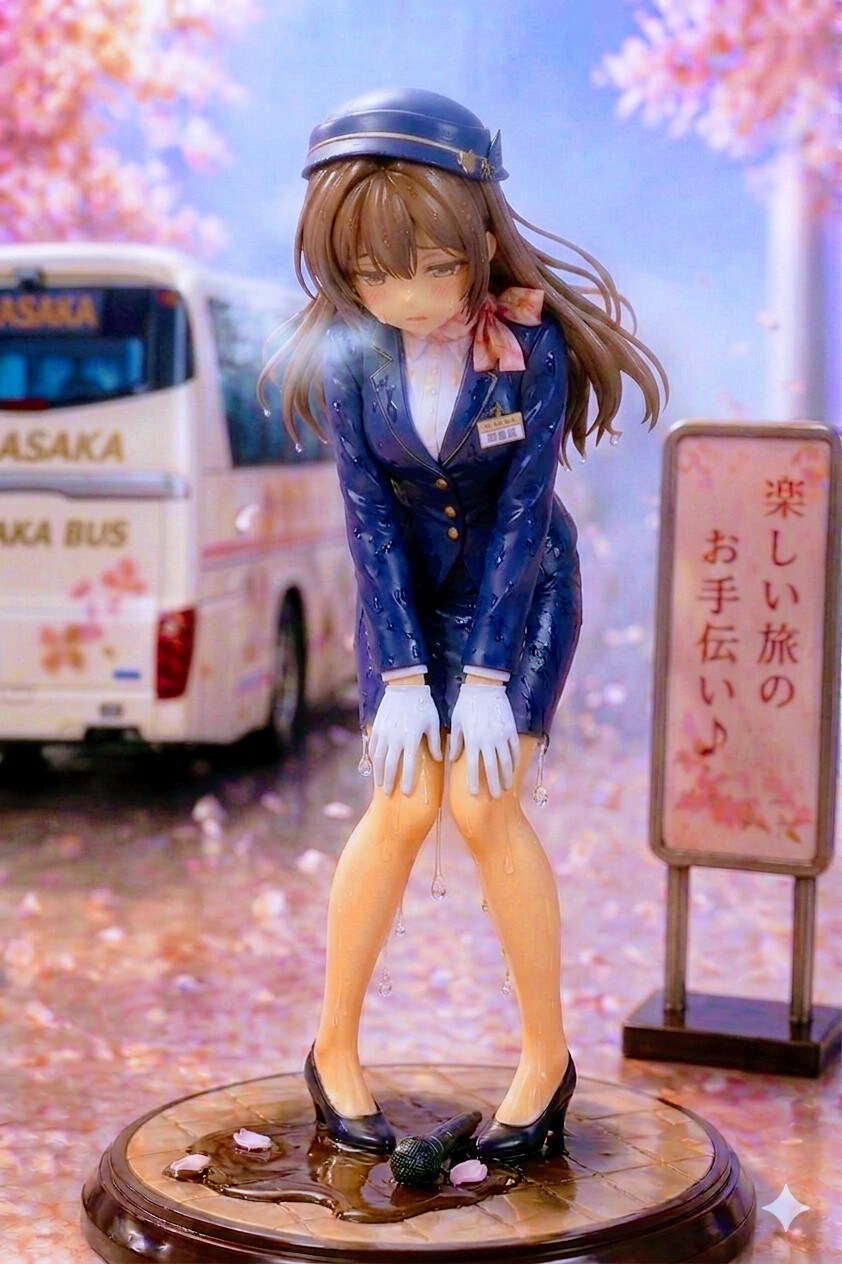 Geminiで修学旅行中のPAで、何かに間に合わなかったバスガイドさんフィギュア