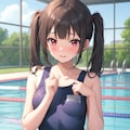 水着美少女とＨ④ 5枚目