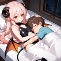 一緒に寝る２人 2枚目