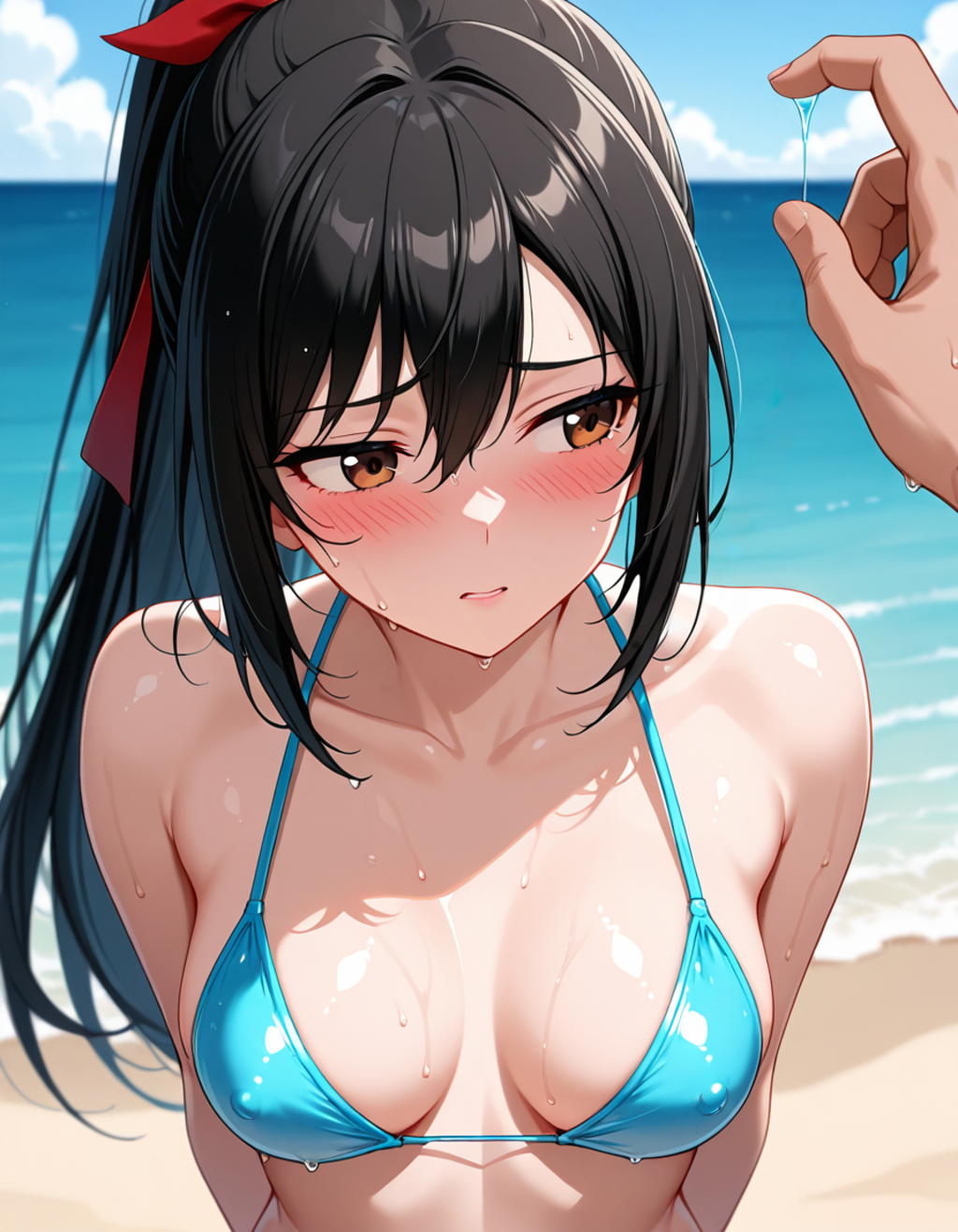 彼氏と海水浴デート