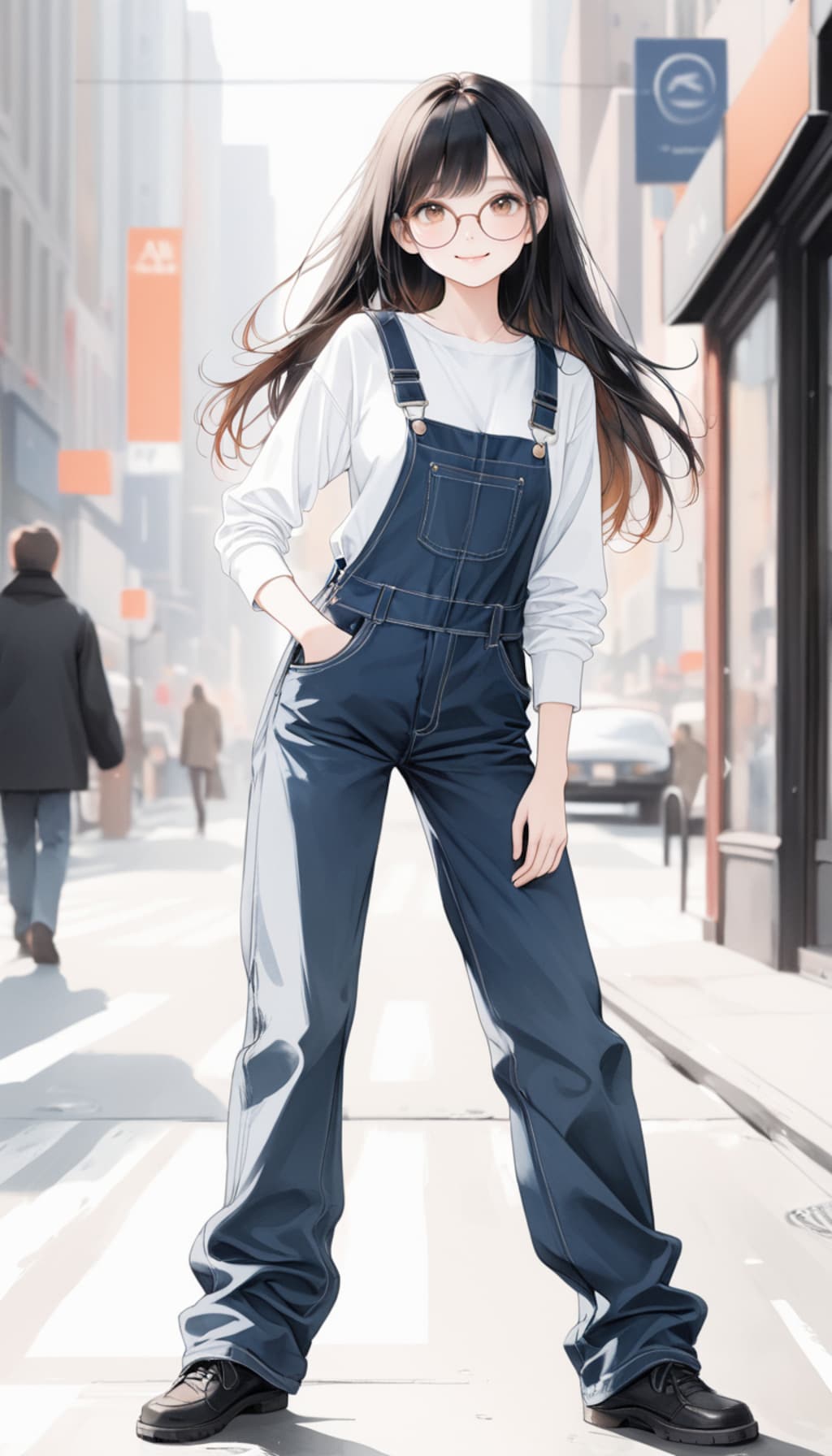 オーバーオールポートレート