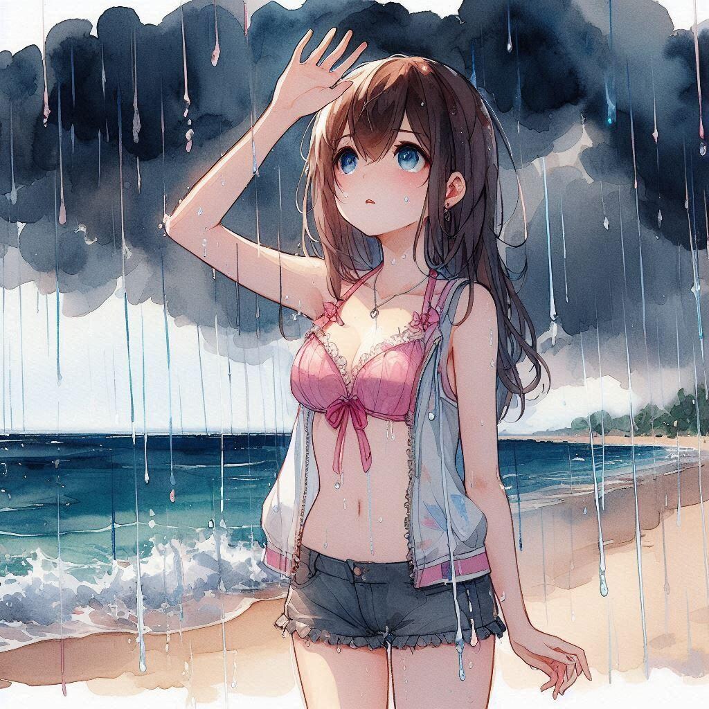 突然の雨