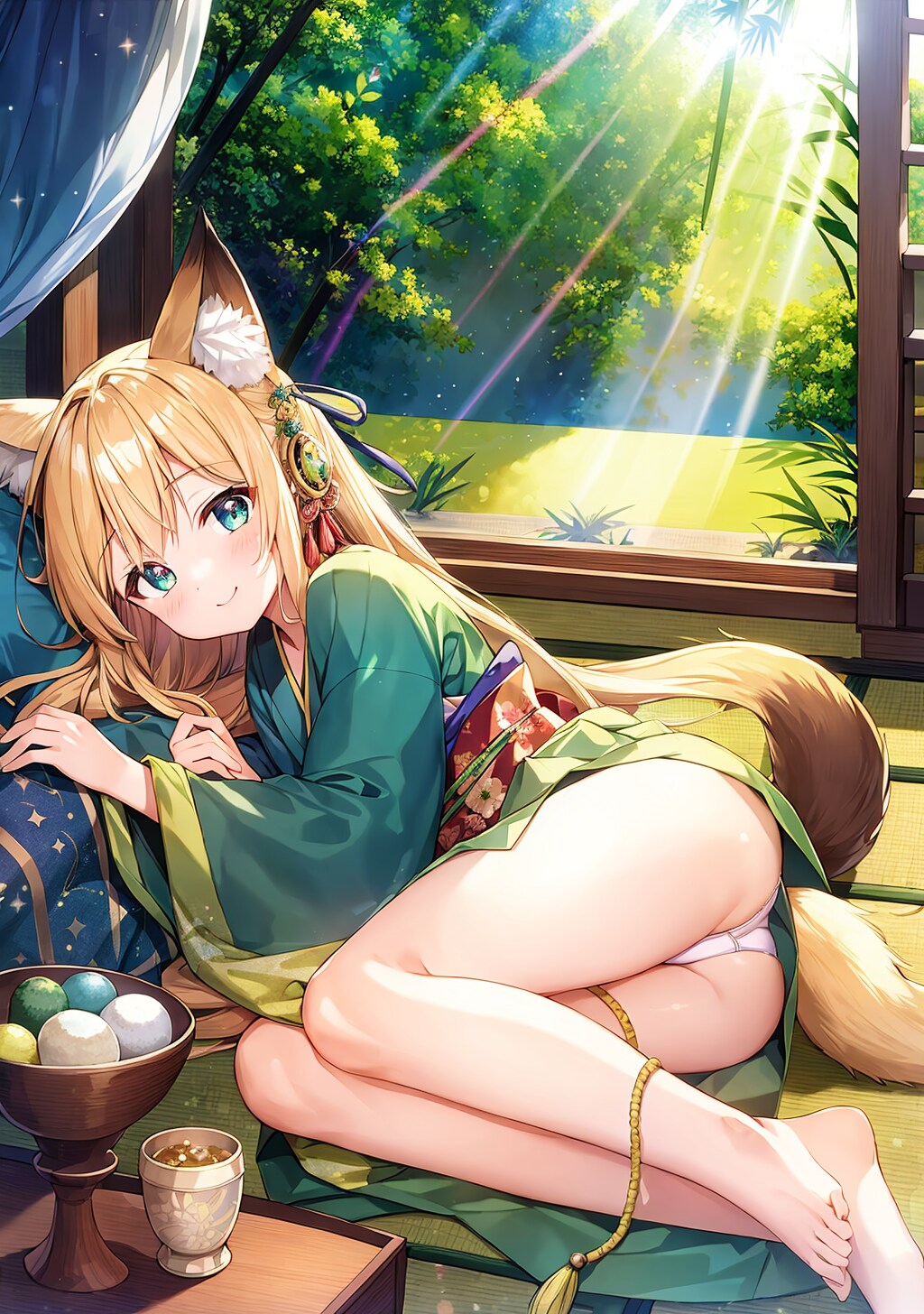 ひなたぼっこは最高です