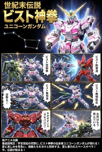 偽アニメ企画　世紀末伝説ビスト神拳 | の人気AIイラスト・グラビア