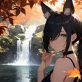紅葉と狐娘 3枚目