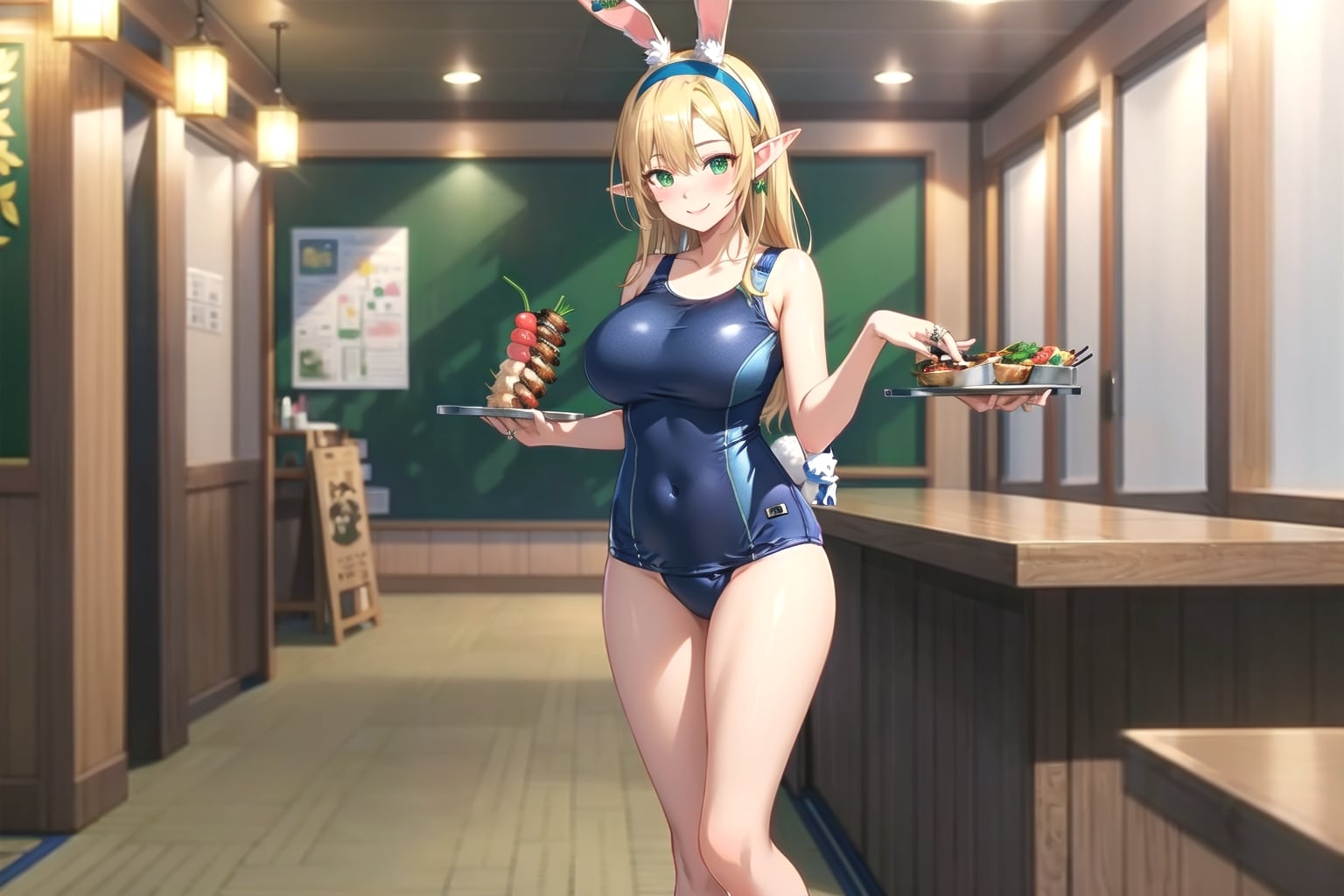 スク水バニーガール企画作品です