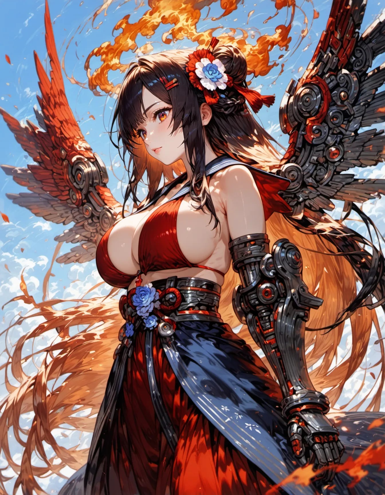 Forged in Sky and Ember | の人気AIイラスト・グラビア