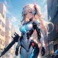 未来都市にて② 2枚目