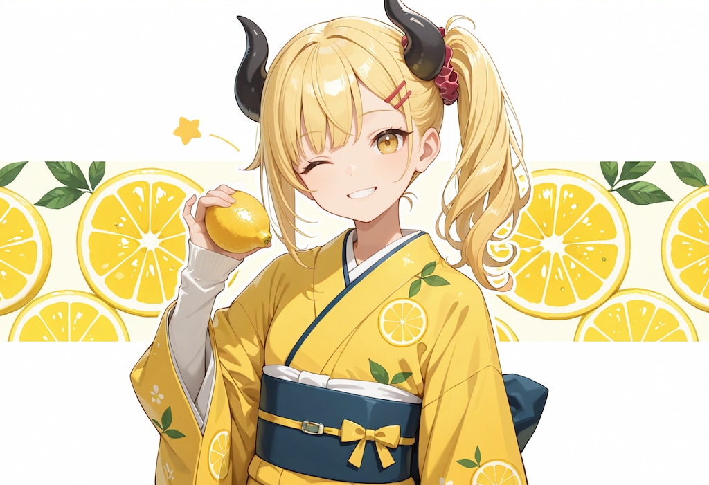 レモンと女鬼高生さん