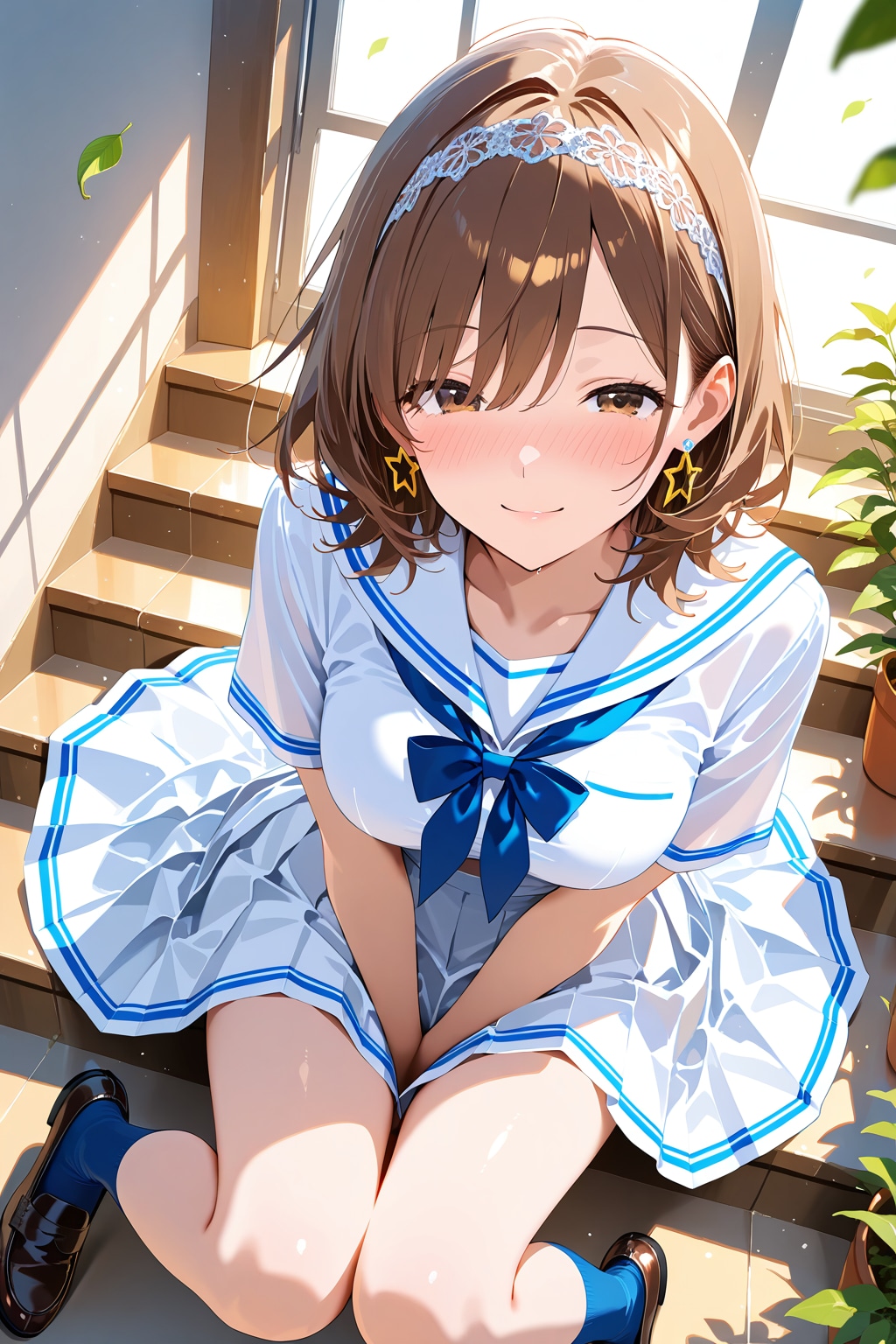 先輩にご挨拶♡　恥ずかしがりのお姉さん