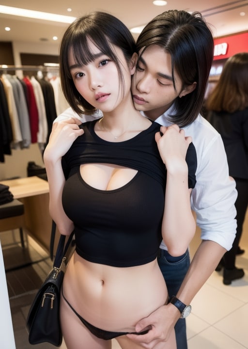 あ、店員さん♡ちょっ///