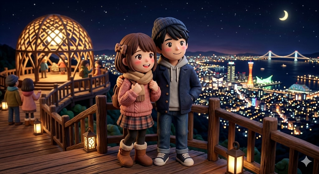 六甲山デート | の人気AIイラスト・グラビア