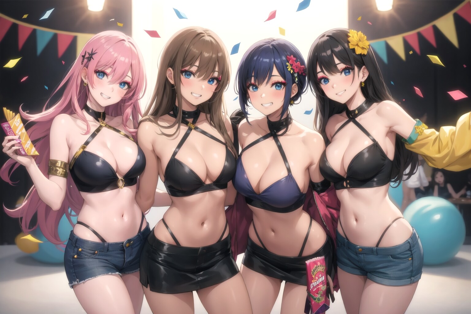 【習作】セクシー系ガールズアイドルグループ