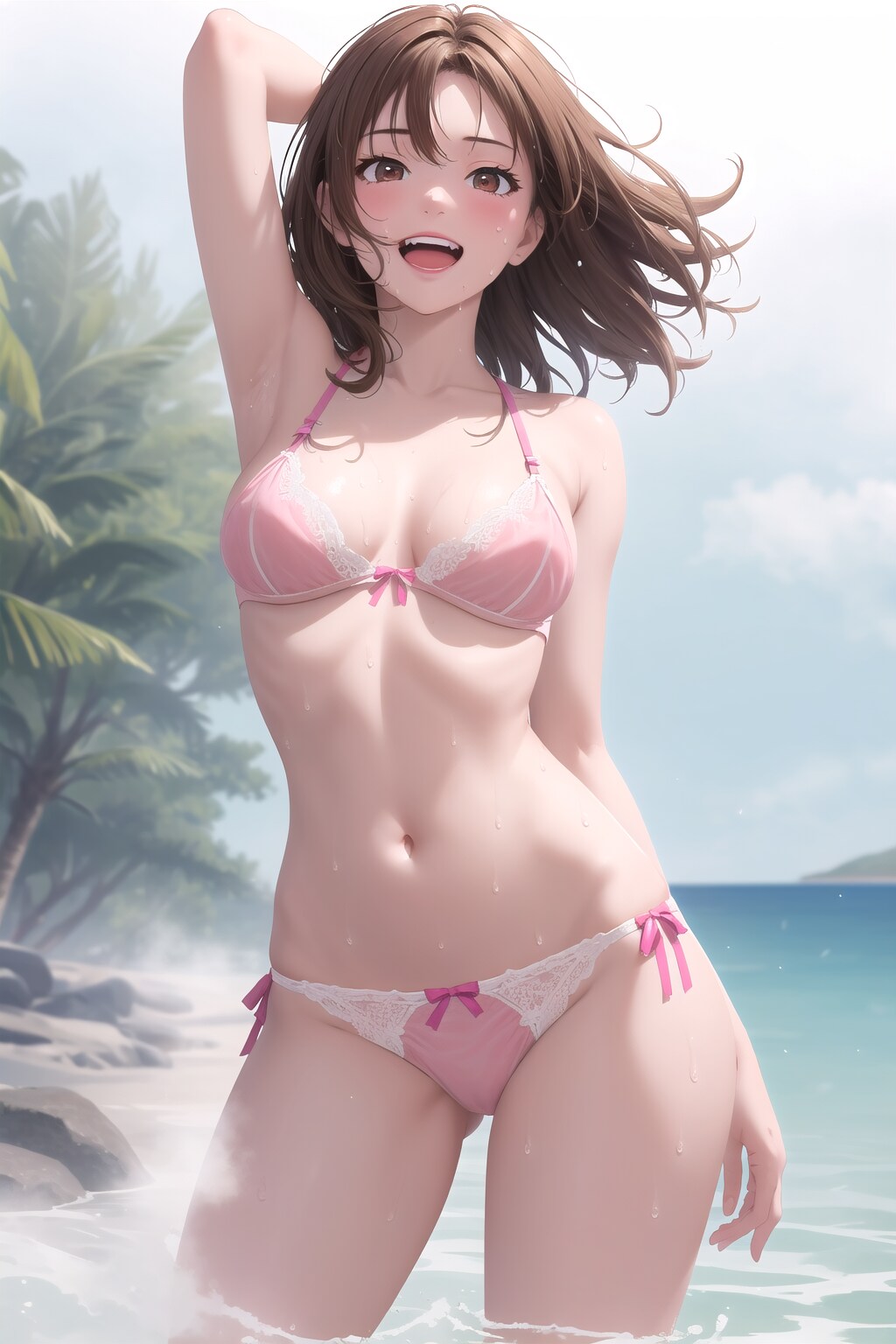 爽快な海