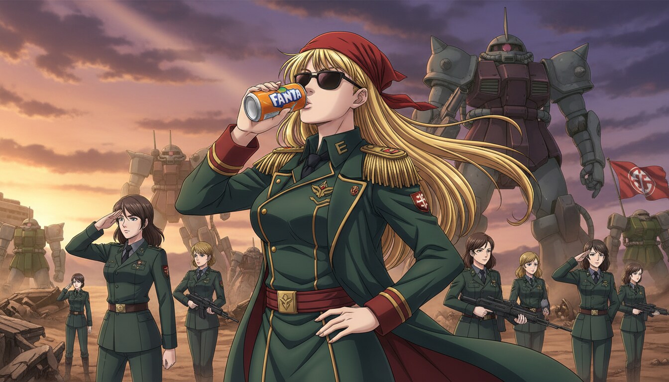 ファンタを飲むカテジナさん。 | の人気AIイラスト・グラビア