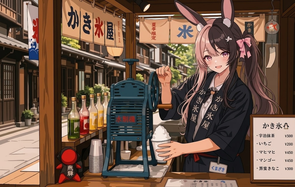 飛騨高山で🍧　食べ放題バイト🐧😹