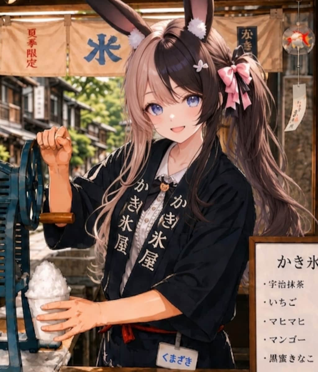 飛騨高山で🍧　食べ放題バイト🐧😹