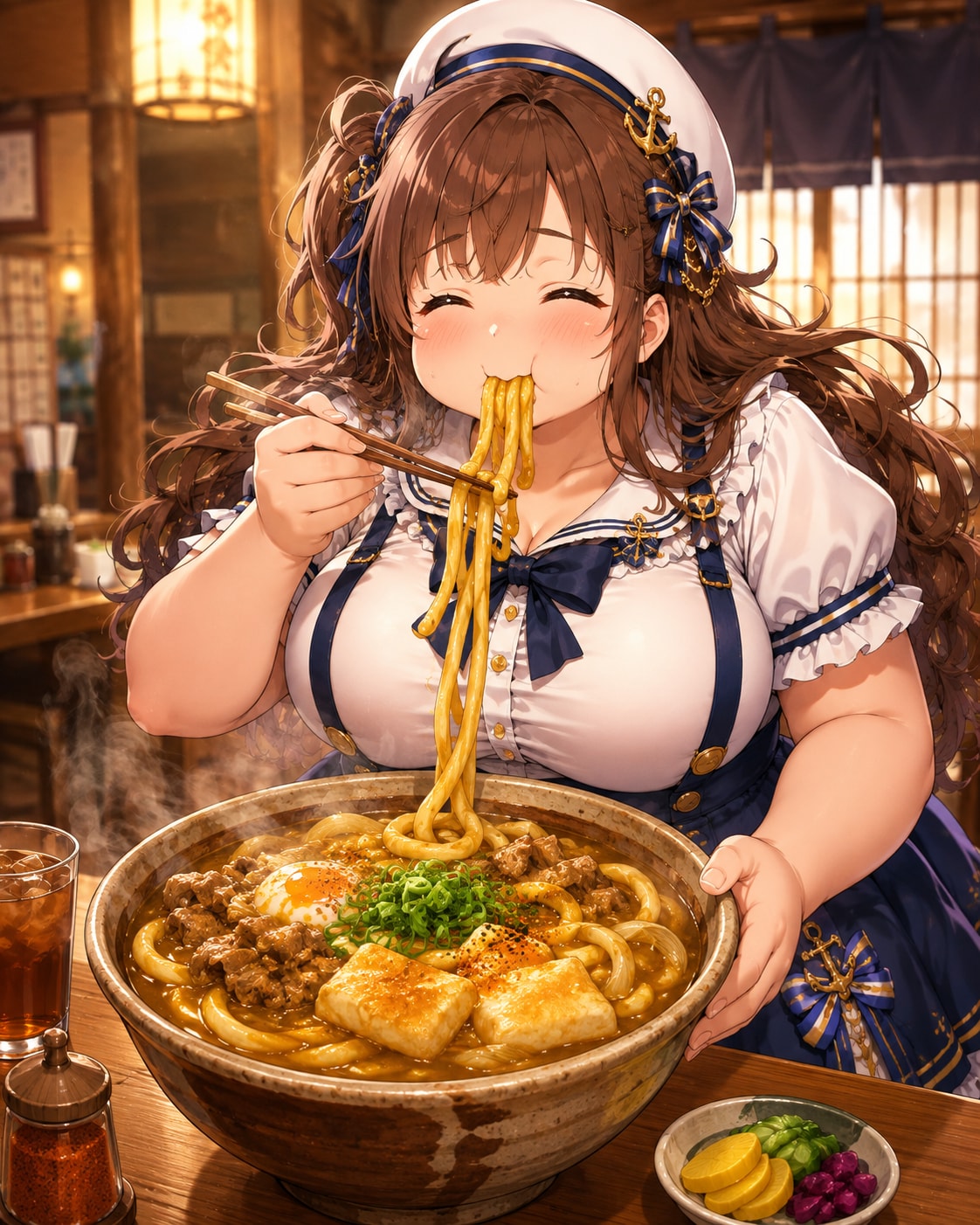 熱々カレーうどんの代償！？🍛✨