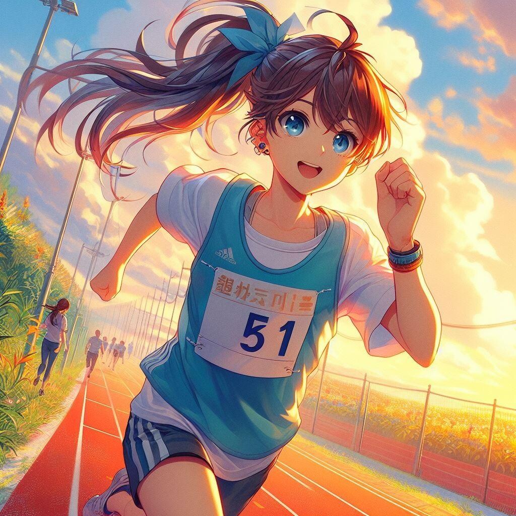 誰よりも速く走り出せるわ